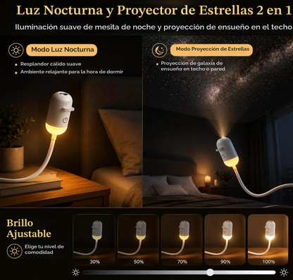 Proyector de Galaxias LumiHaus ✨ | 20 Proyecciones
